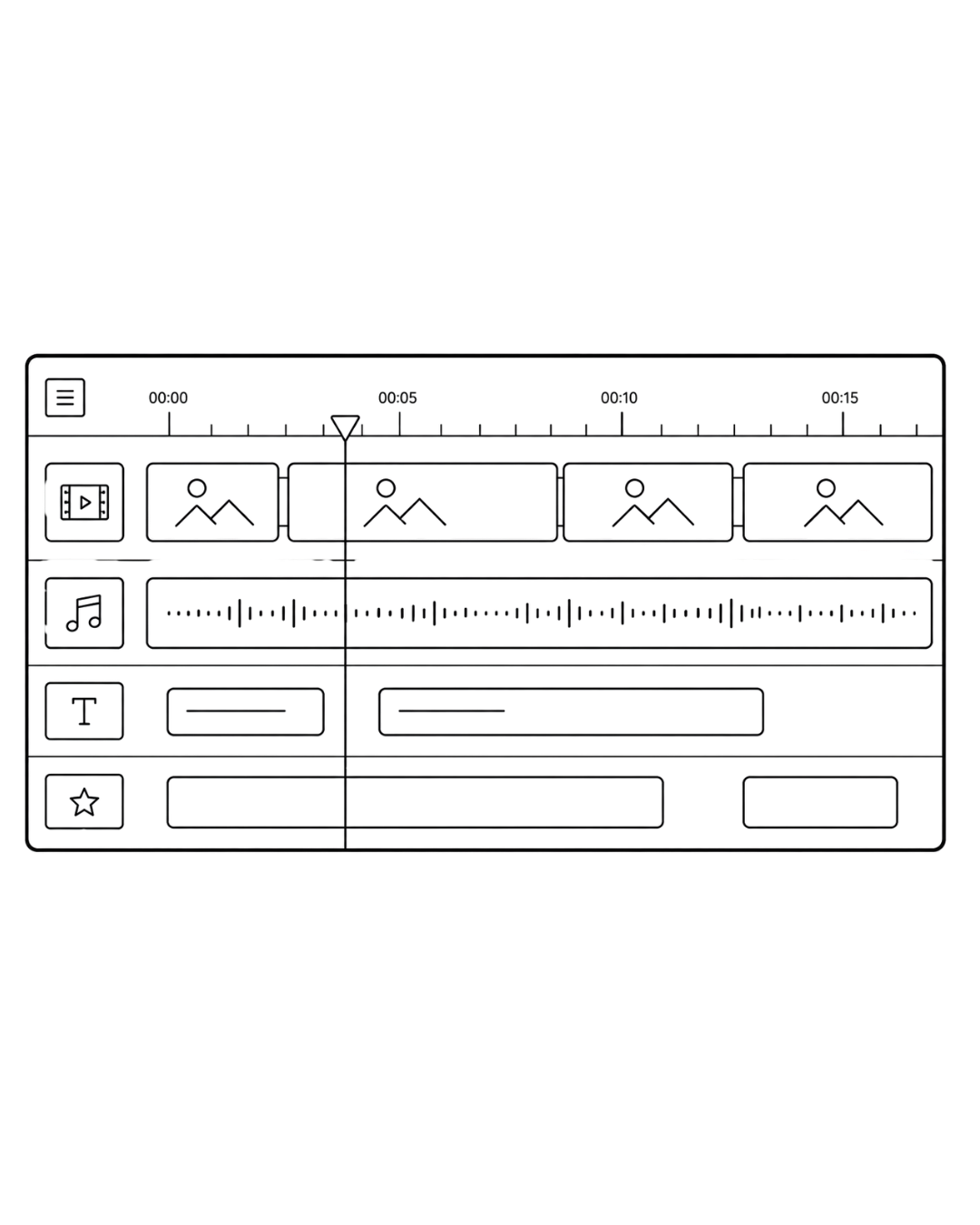 A digital audio workstation interface showing tracks, waveforms, and controls for music editing.