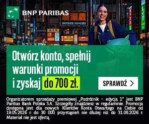 BNP PARIBAS - Konto w promocji Podróżnik