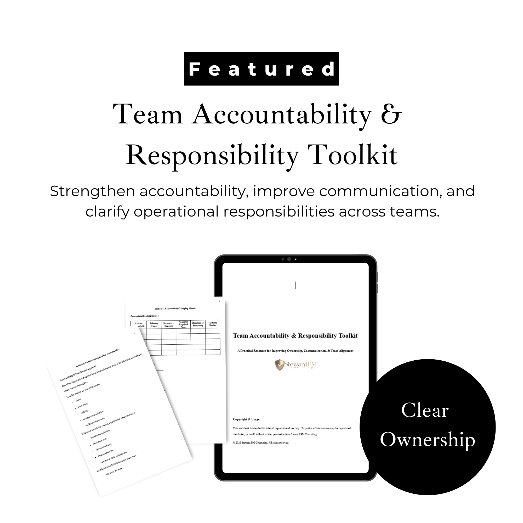 Team Accountability & Responsibility Toolkit