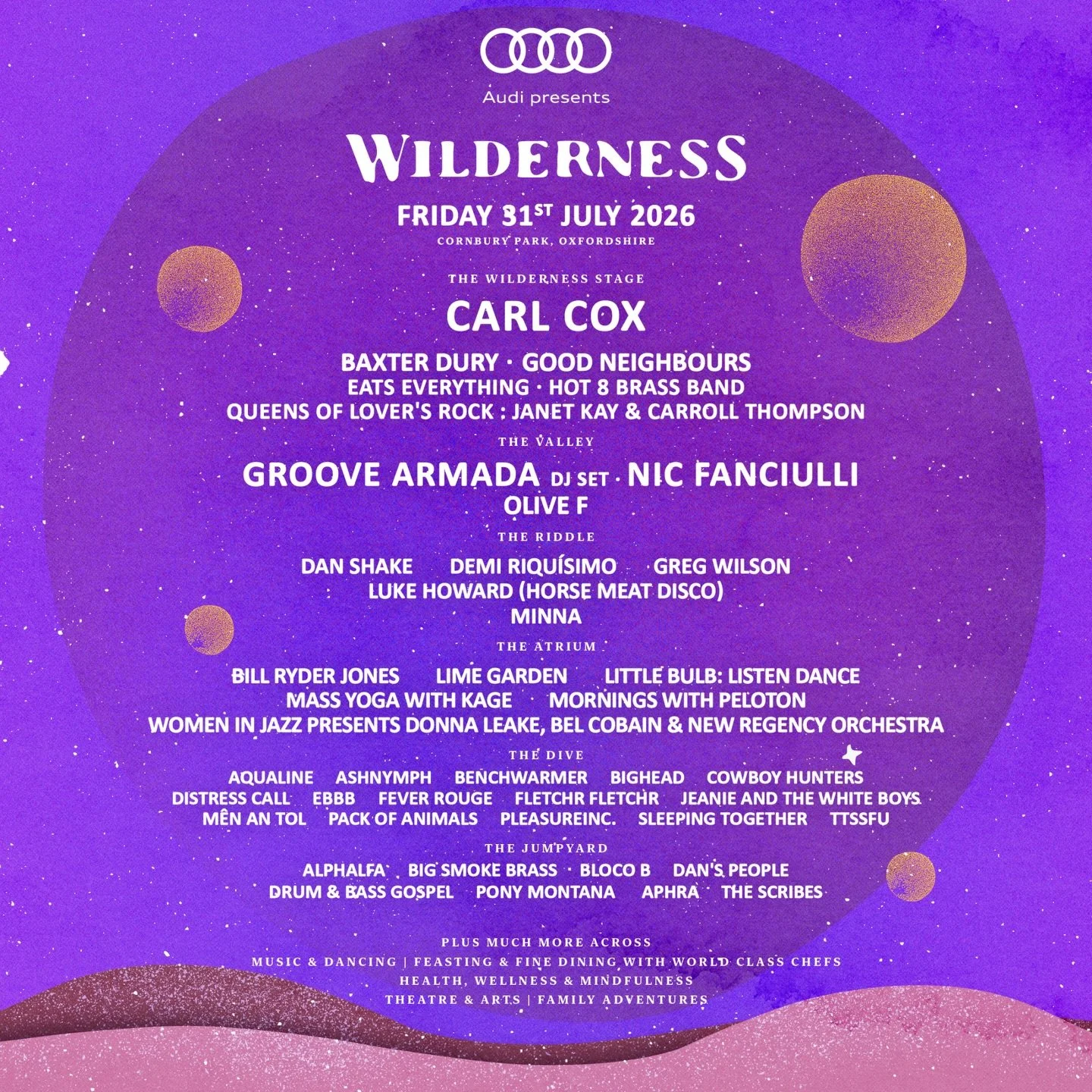 @bighead.band playing @wildernesshq this year! Lovely! 🫡