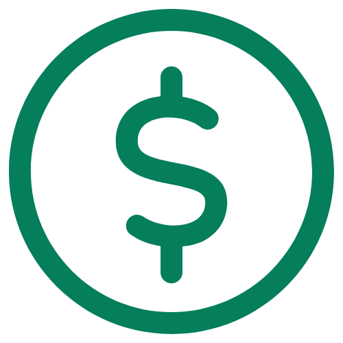 Dollar sign icon