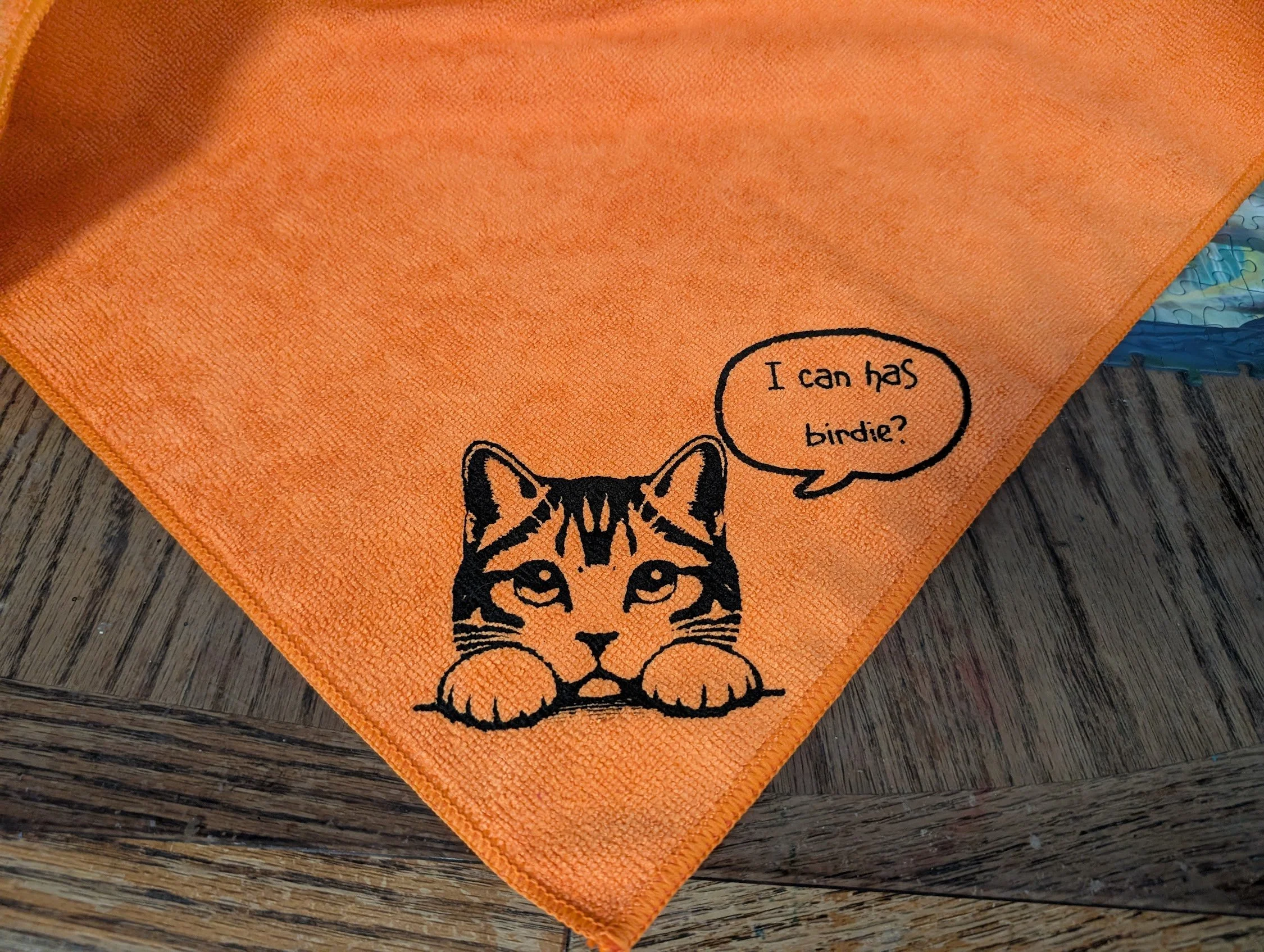 I can has birdie DG towel