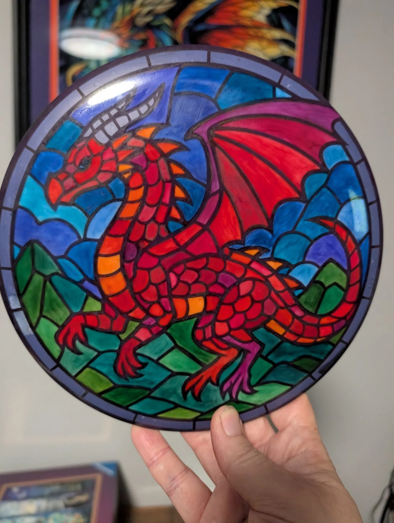 Innova Roadrunner with Stained Glass Dragon Design