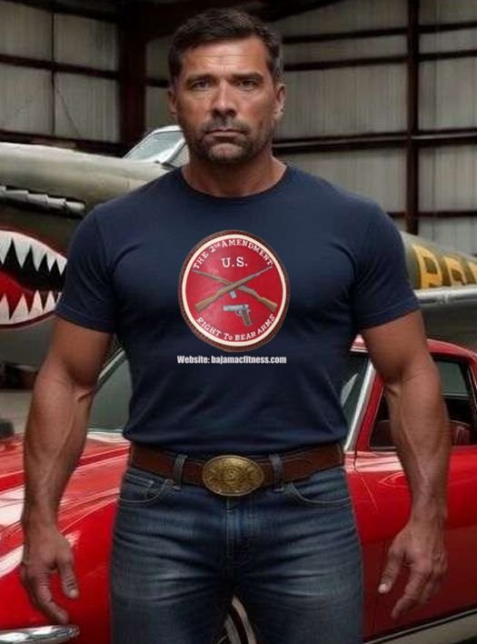 BAJA MAC 2nd Amendment Right to Bear Arms T-Shirt