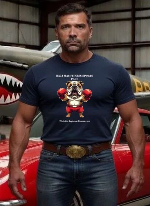 BAJA MAC Bulldog Boxer T-Shirt