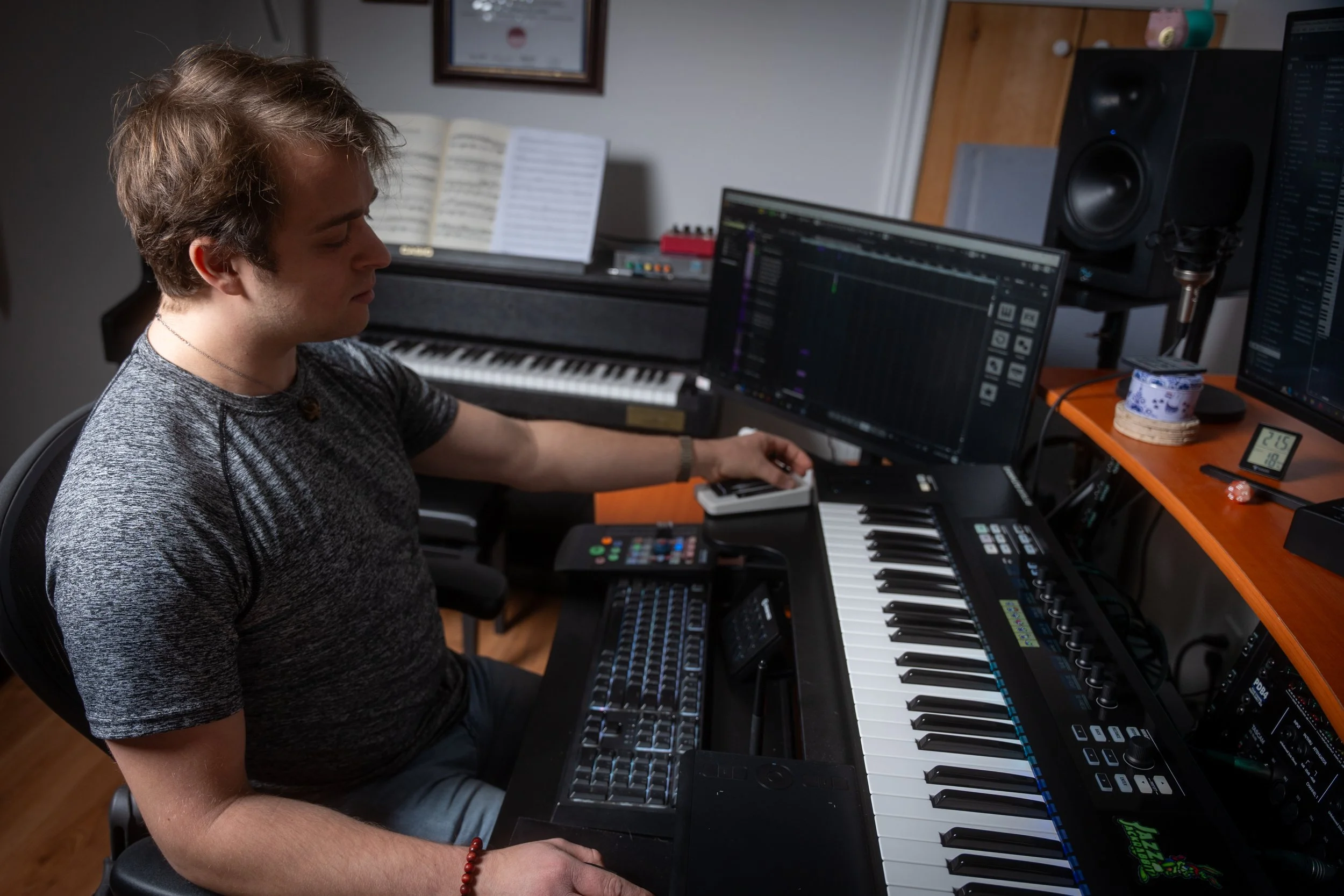Grant Craven In His Studio