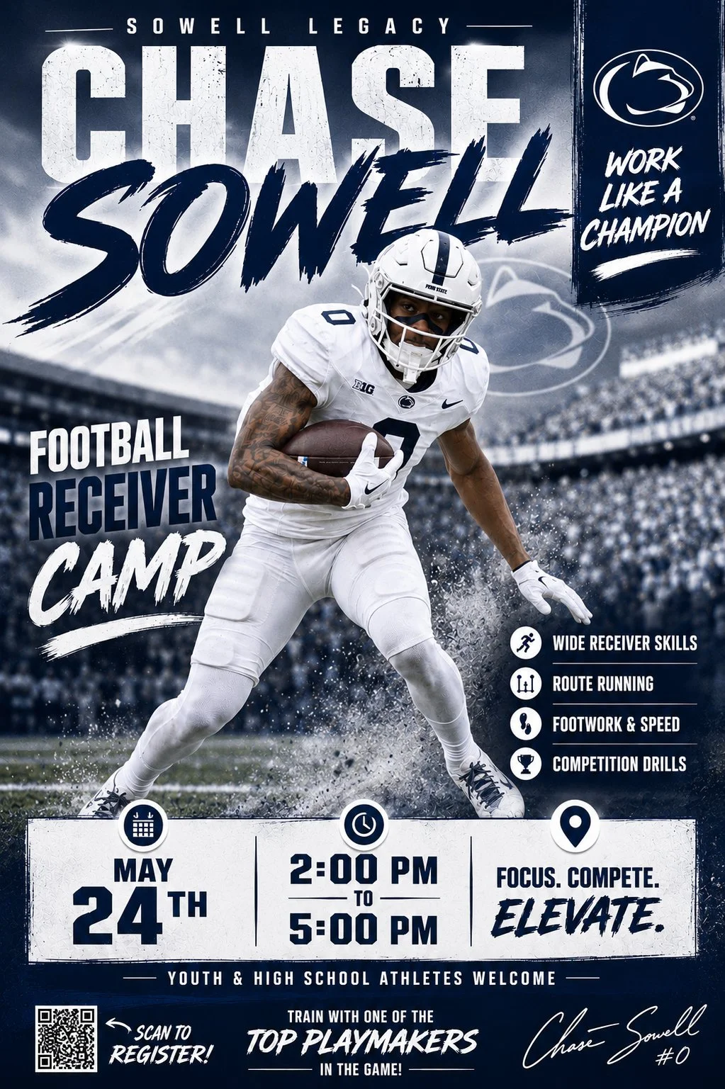 2026 Sowell Legacy Football Receiver Camp  - Camper Registration