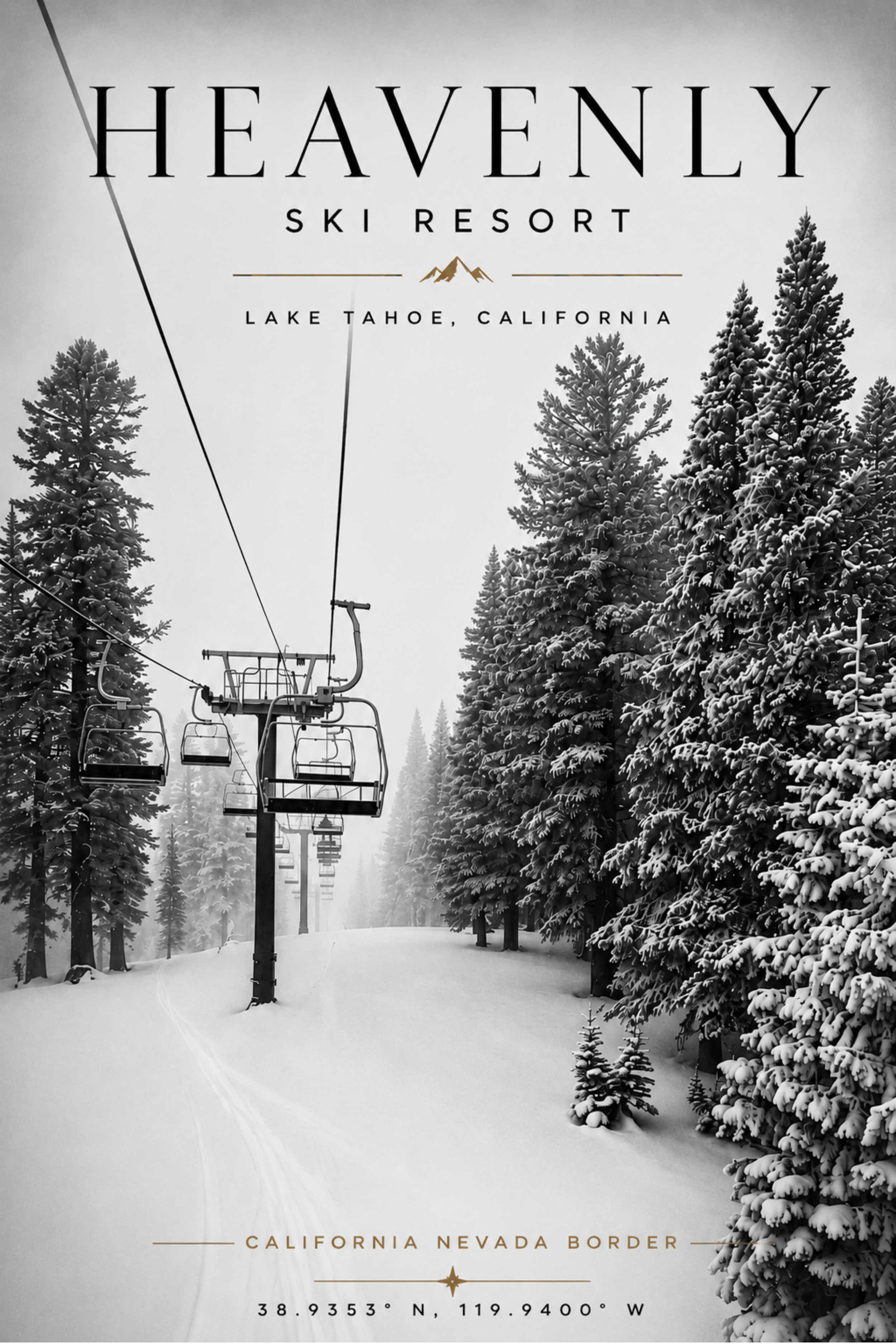 Powder Day Canvas