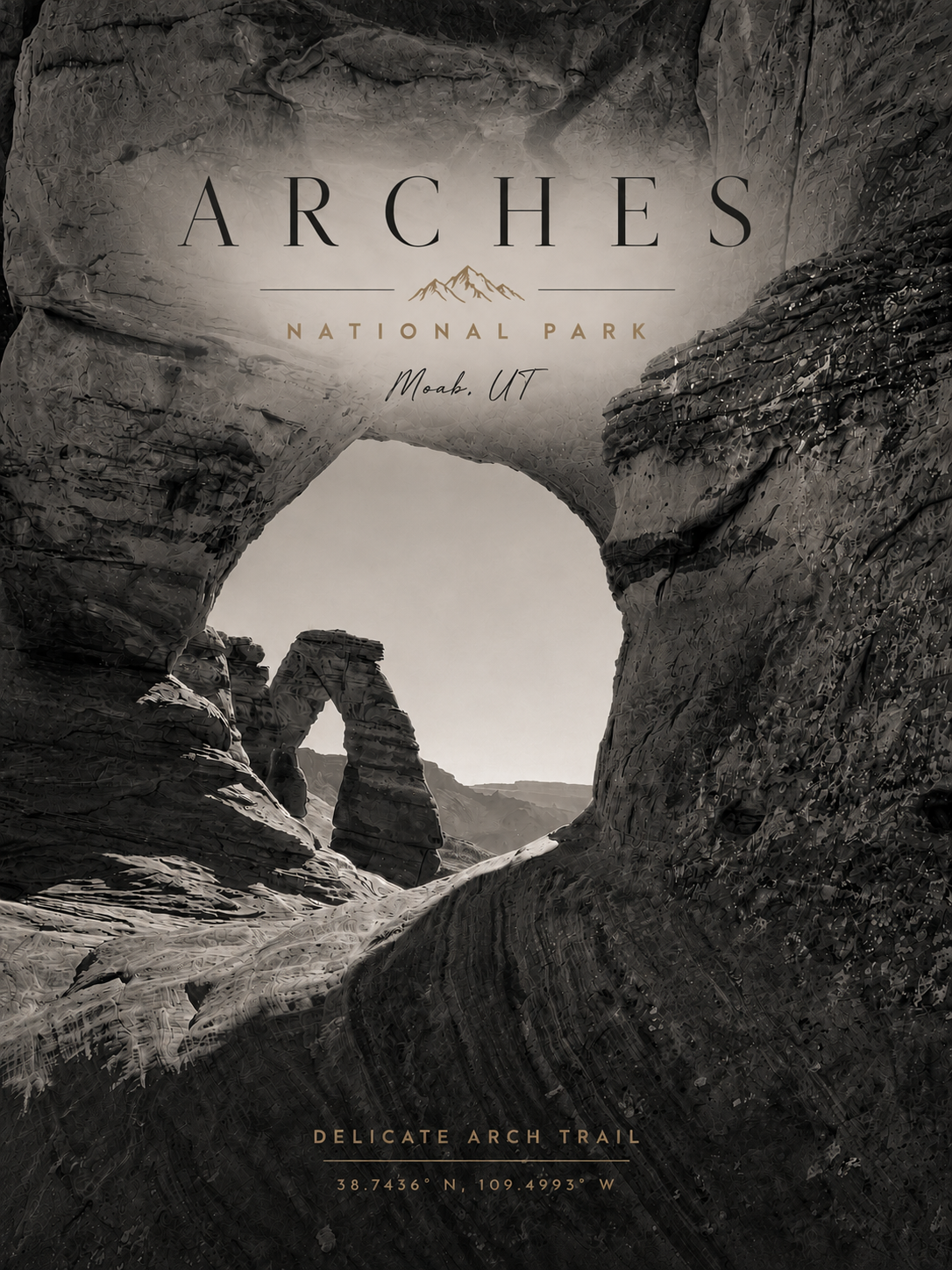 Arch in an Arch Canvas