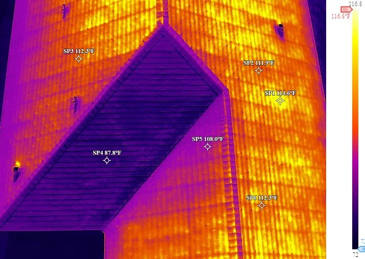 Thermal roof inspection