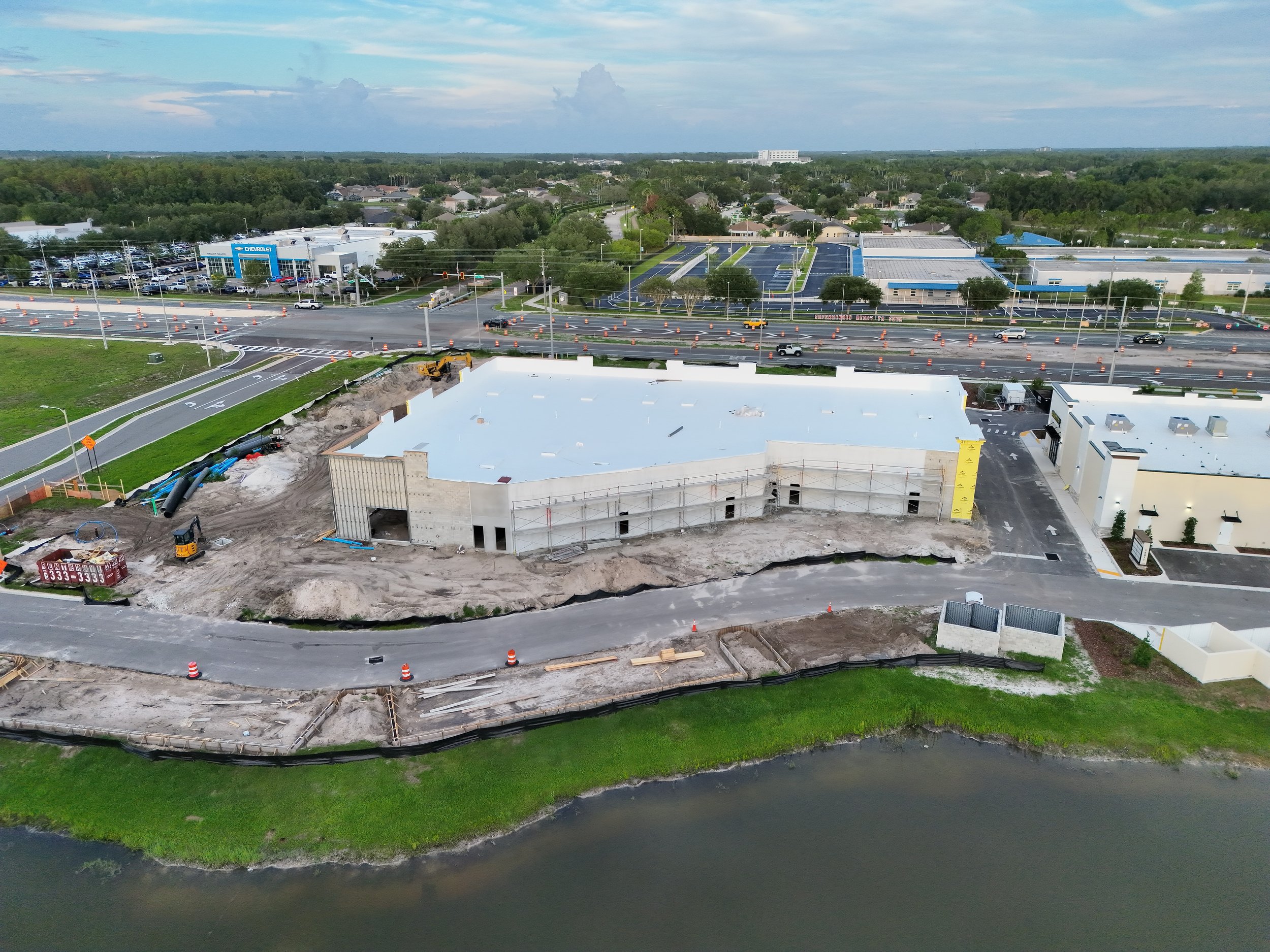 Lexington Oaks Crossings - Pond Side Aerial 2.JPG