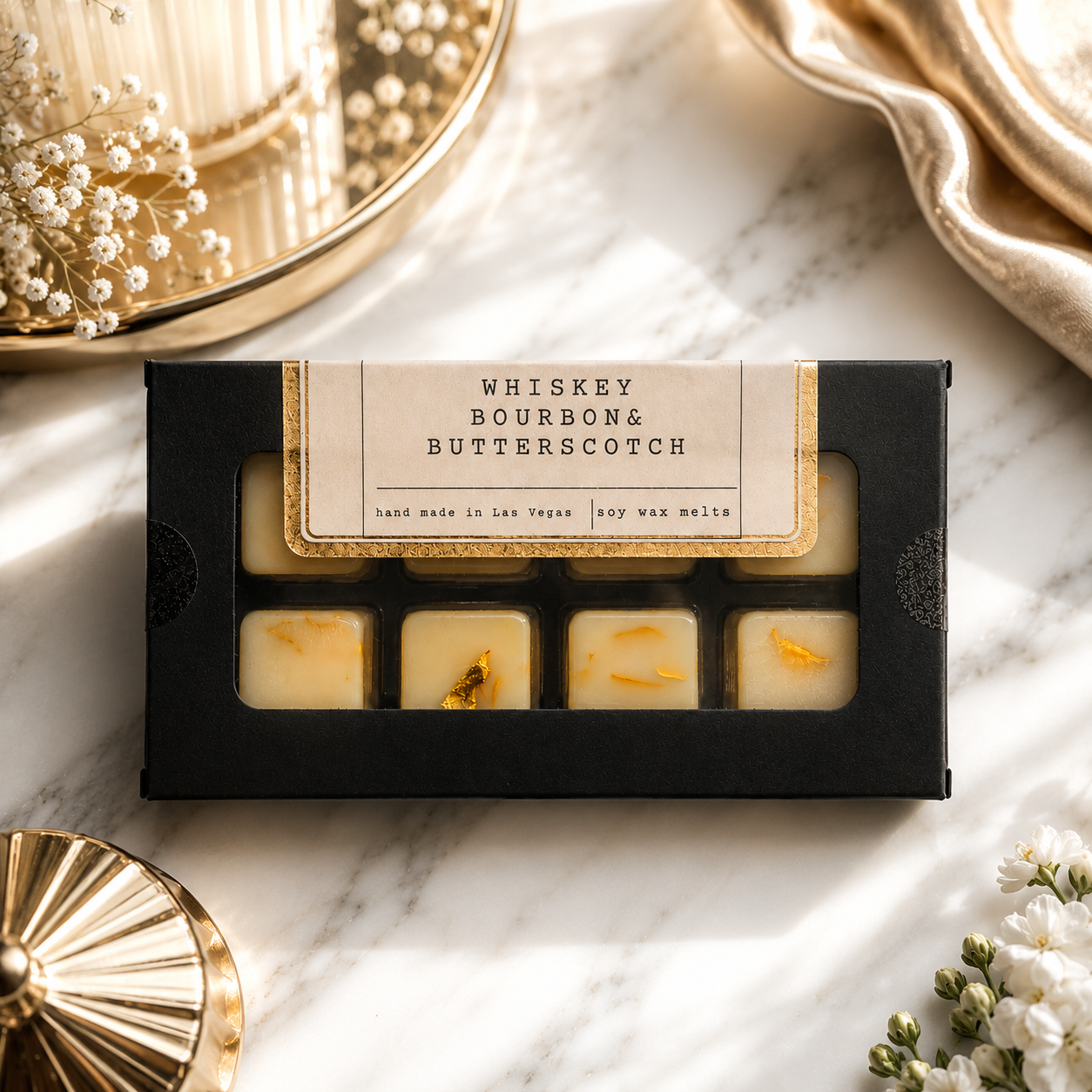 Whiskey, Bourbon & Butterscotch Wax Melts