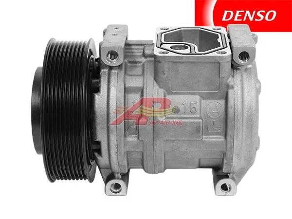Item # 503-1214  -  OE Denso Compressor 10PA15C - 135mm, 9 Groove Clutch, 24V
