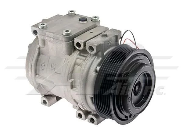 Item # 503-1208  -  OE Denso Compressor 10PA15C - 125mm, 8 Groove Clutch, 24V