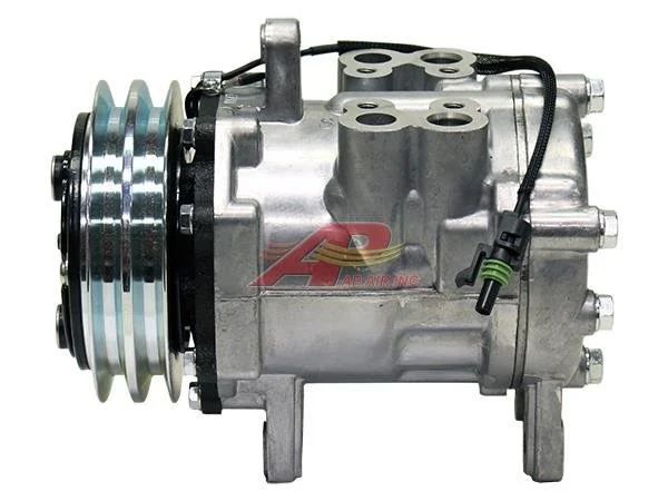 Item # 503-1165  -  HD Sanden Style Denso 7H15 - 132mm, 2 Groove Clutch, 12V