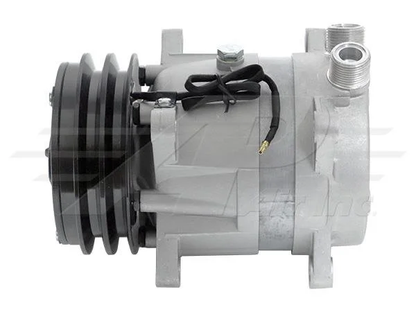Item # 502-098  -  V5 Compressor - Ear Mount, 2 Groove Clutch, Vertical Tube O-Ring, 24 Volt