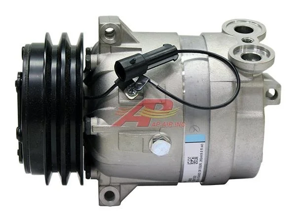 Item # 502-046  -  OE Delphi Compressor V5 - 132mm, 2 Groove Clutch 12V