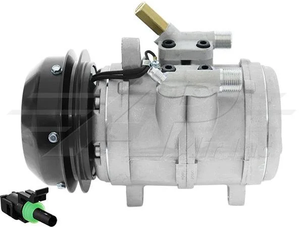 Item # 503-1162  -   Alternative Denso Compressor 6E171 - 146mm, Single Groove Clutch, 12V