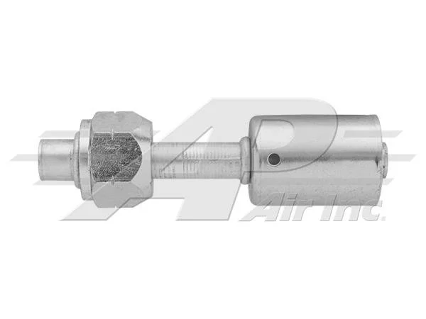 Item # 461-4525 -  Straight Metric M16 X 1.5 Female O-Ring with 8.5mm Pilot, For #6 Standard Diameter Hose