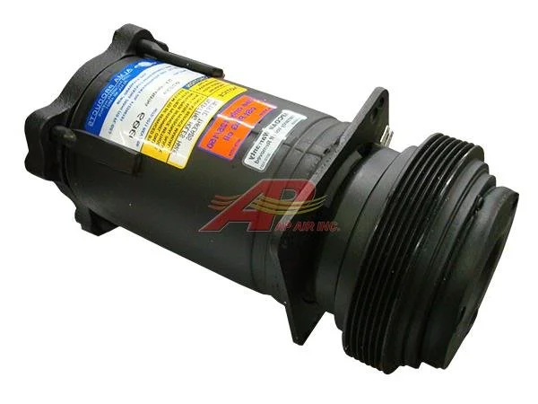 Item # 500-050   -   New Compressor 12 Volt 10 o'clock, 6 Groove 5 1/2" Clutch Compressor