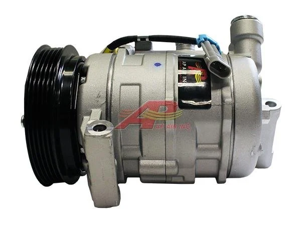 Item # 502-043  -  New GM CVC Compressor, 4.69" 5 Groove, 12 Volt