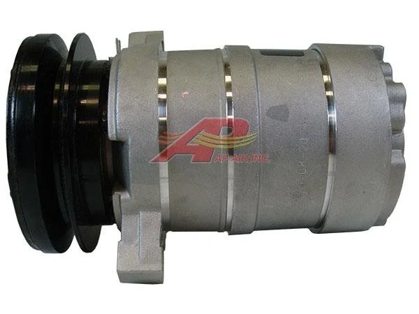 Item # 502-014  -  New GM H6 Compressor, 5" Single Groove Clutch
