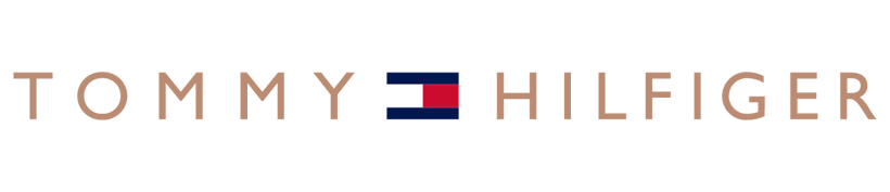 Tommy Hilfiger logo with brand name and flag emblem