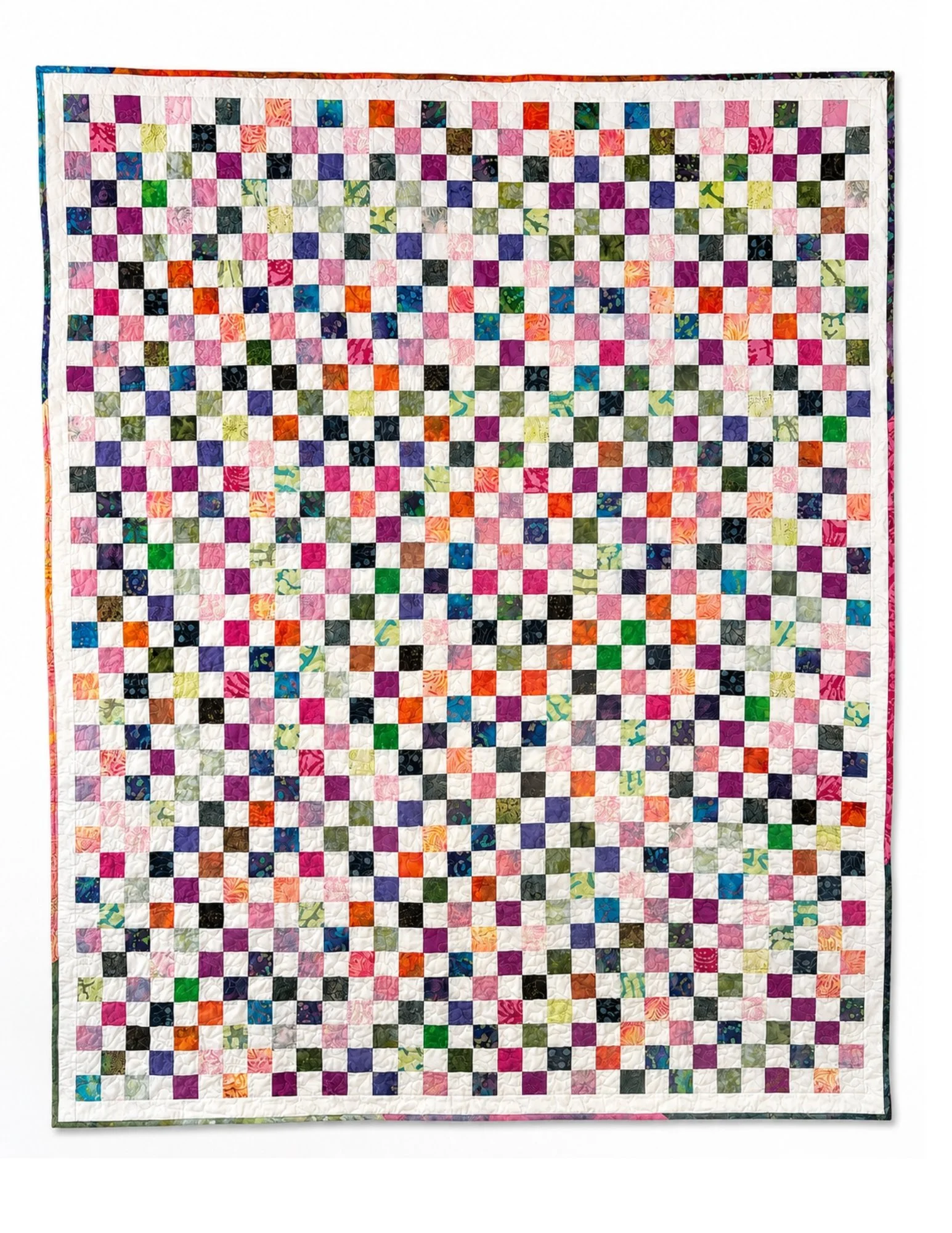 Gwen Johnson has generously donated this beautiful quilt to be raffled off, with all proceeds benefiting the Kramer Thorson Classic and ultimately supporting the Multiple Myeloma Research Foundation.

This quilt is crafted with vibrant batik fabrics 