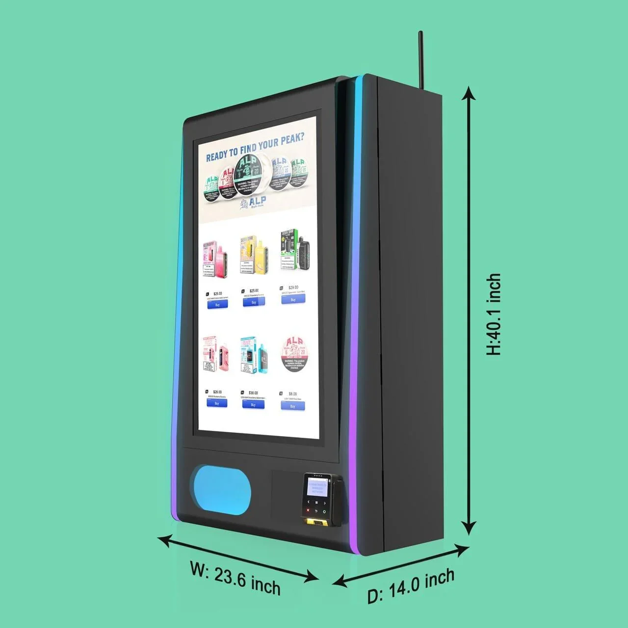 Interactive Touch Screen Vending Machine