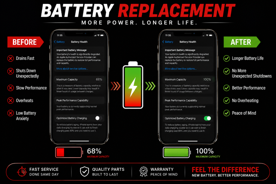 Battery replacement