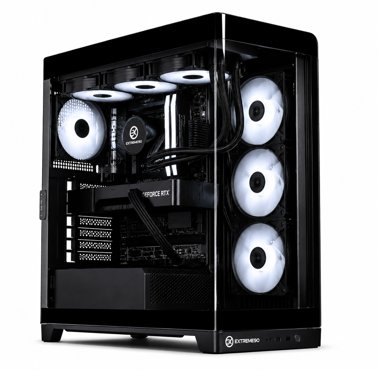 EXTREME90 - Gaming Pc with 32GB RTX 5090, Intel Core Ultra 270K Plus, 32GB DDR5, 2TB M.2 SSD
