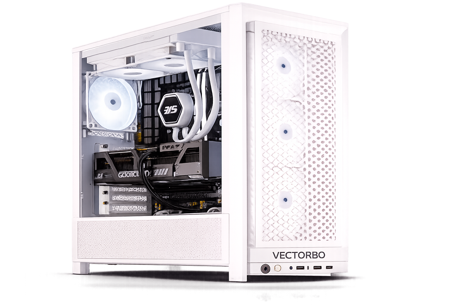 VECTOR80 - Gaming Pc with 16GB RTX 5080, AMD Ryzen 7 9700X, 32GB DDR5, 2TB M.2 SSD