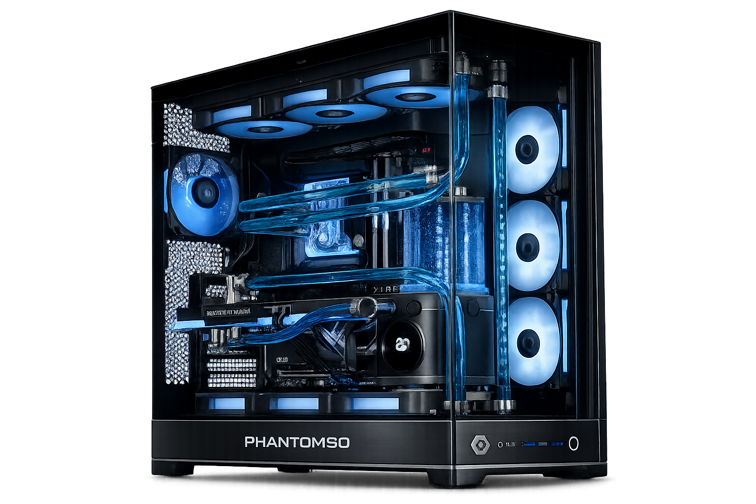 PHANTOM90 - Watercooled gaming pc with with NVIDIA GeForce RTX 5090 & Intel Core Ultra 9 285K