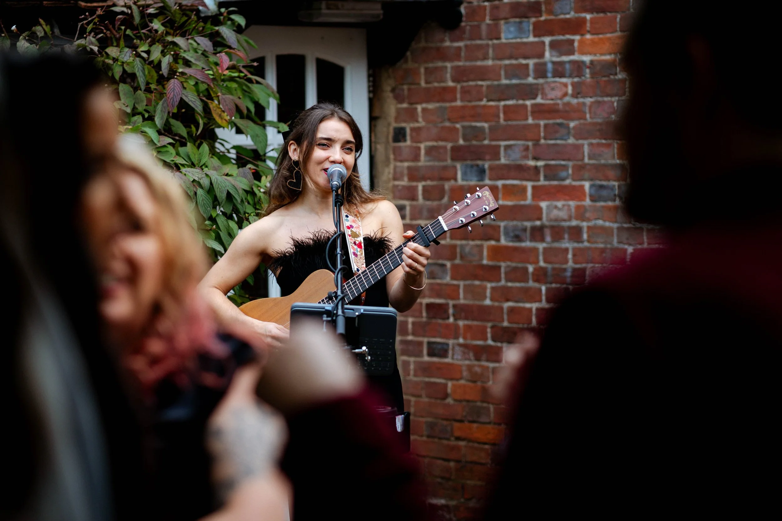 Female singer performing live music for memorable celebrations