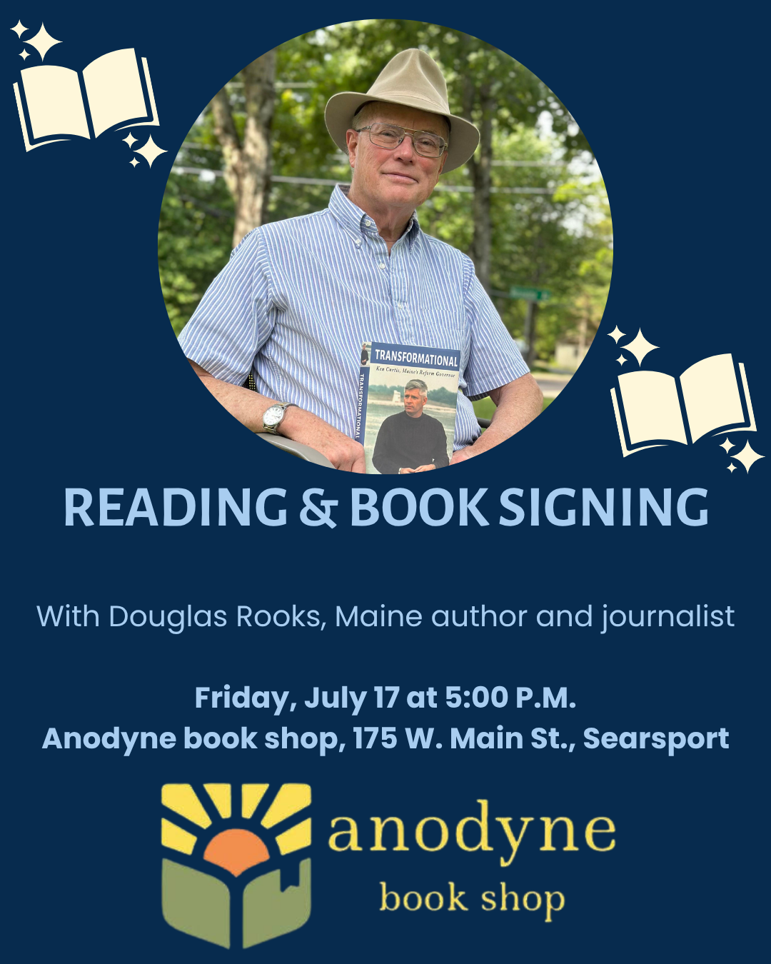 Reading & Signing at Anodyne Book Shop