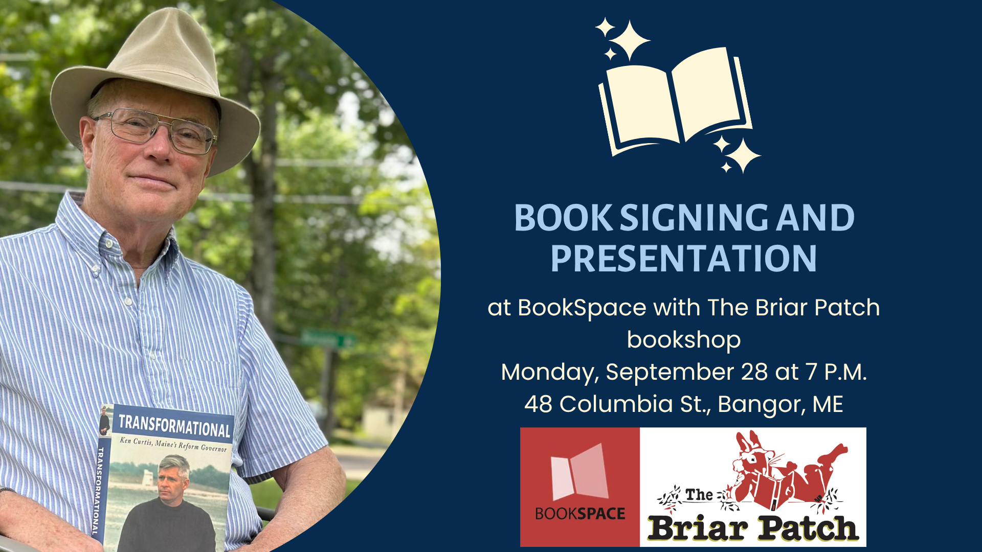 Douglas Rooks at Bookspace in Bangor