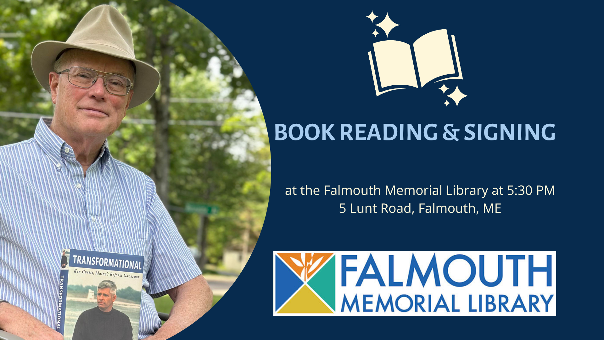 Douglas Rooks at the Falmouth Library