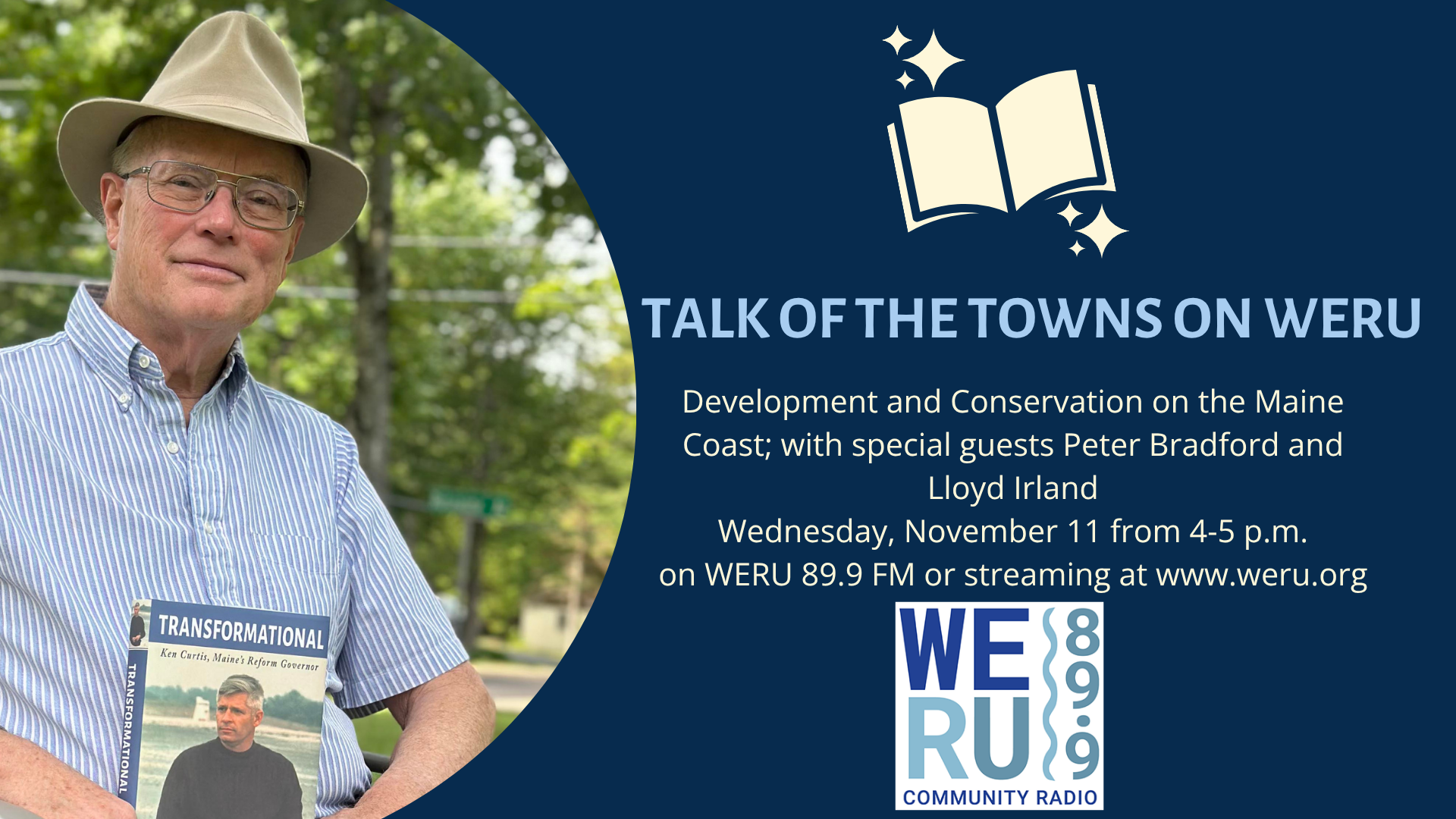 WERU Talk of the Towns featuring Douglas Rooks, Peter Bradford, and Lloyd Irland