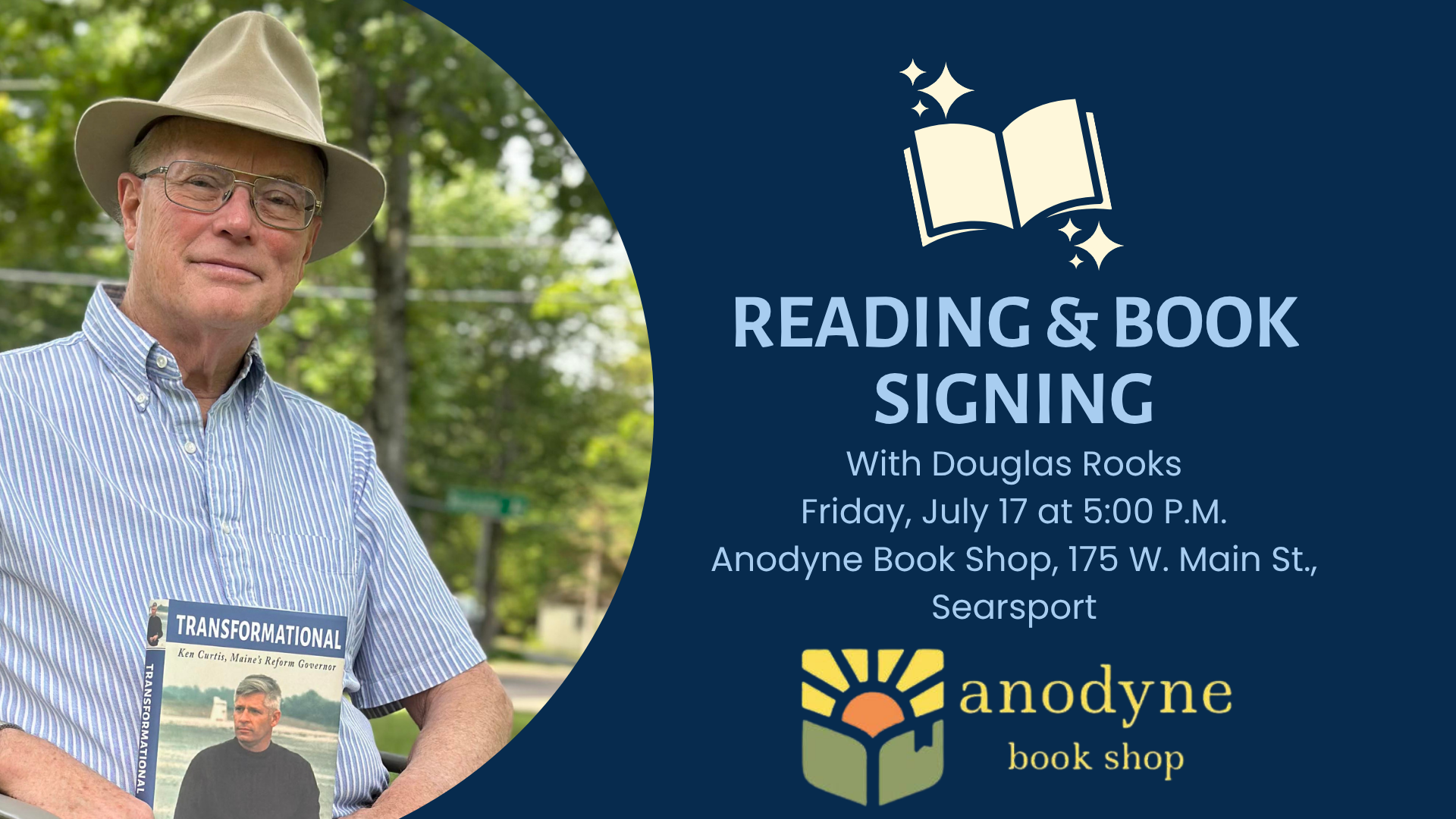 Reading & Signing at Anodyne Book Shop