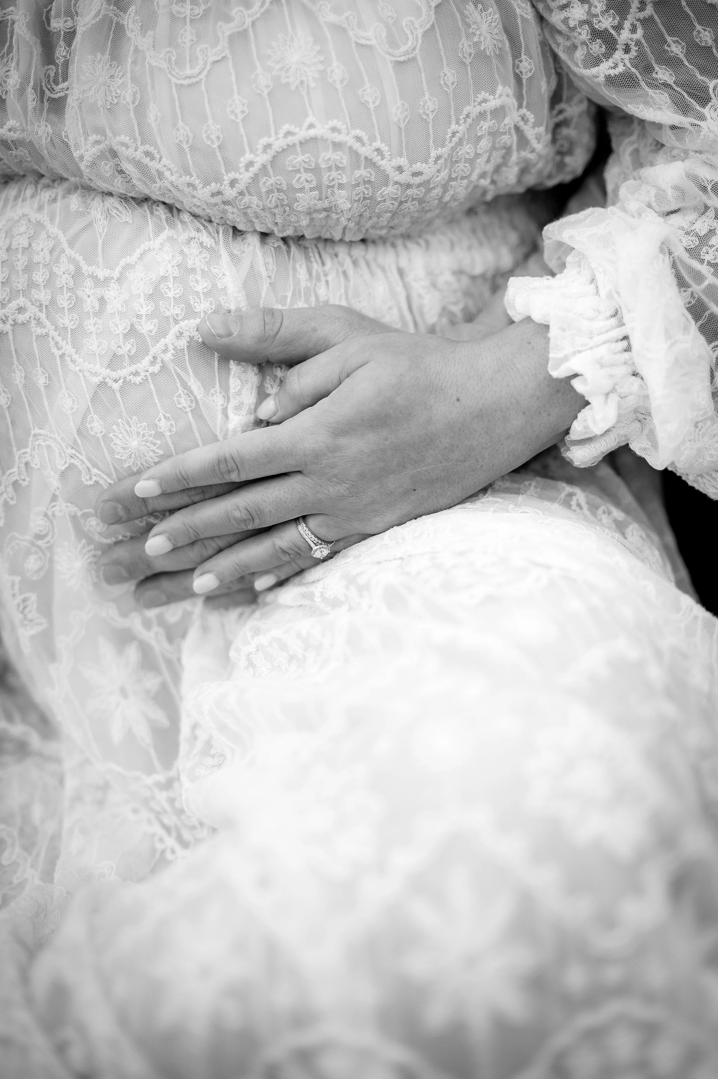 Golden hour Maternity portrait session in home garden by Vervain & Moss Photography, West Warwickshire