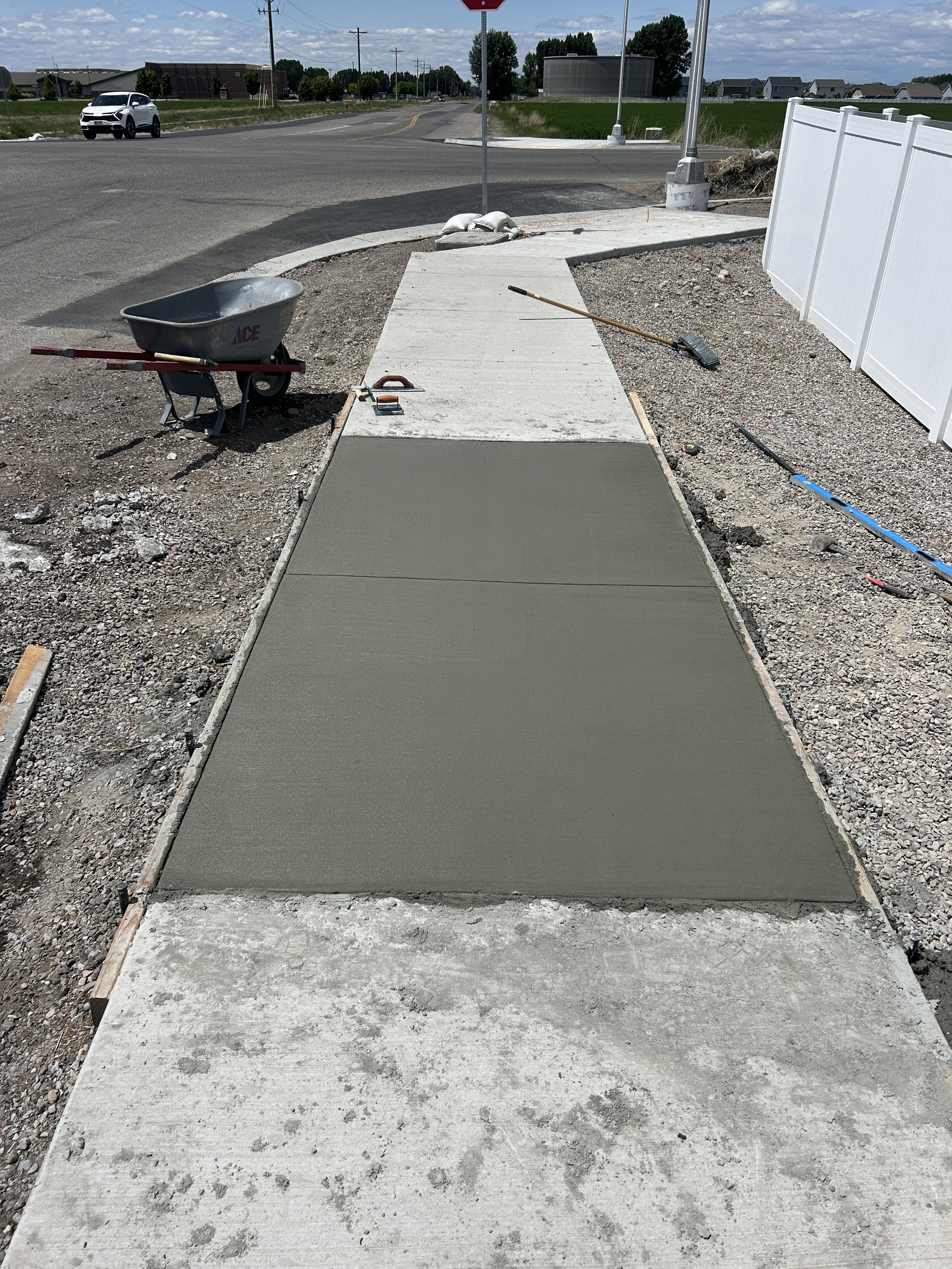 Concrete sidewalk repair in Nampa Idaho