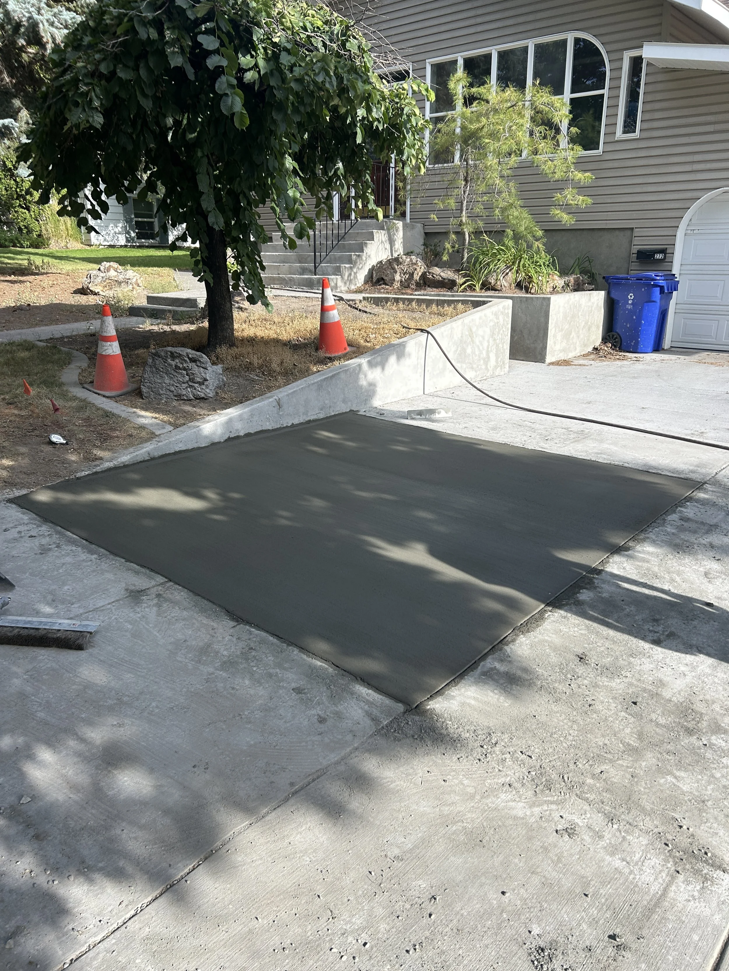Concrete driveway repair in Nampa Idaho