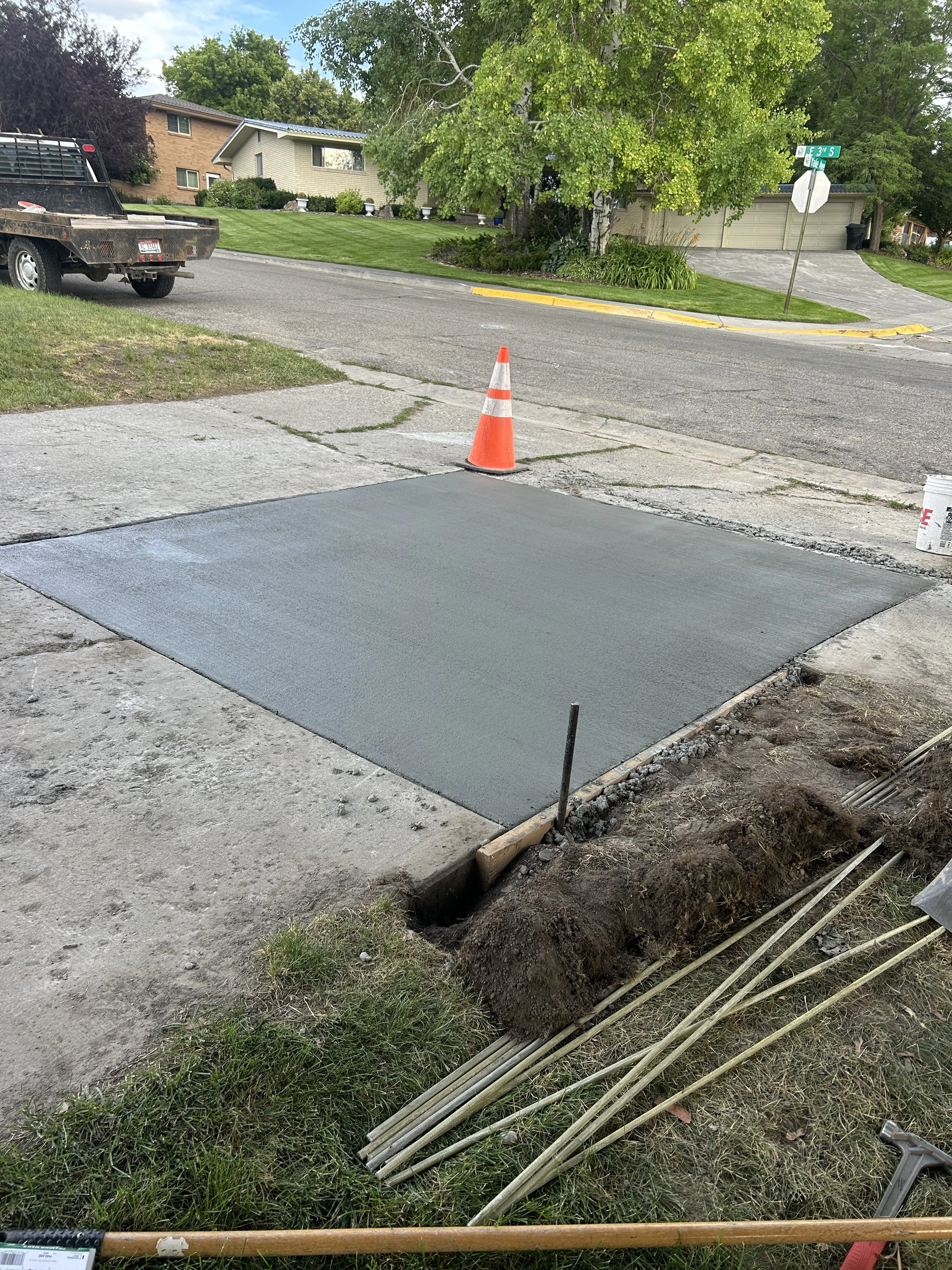 Concrete driveway repair in Nampa Idaho