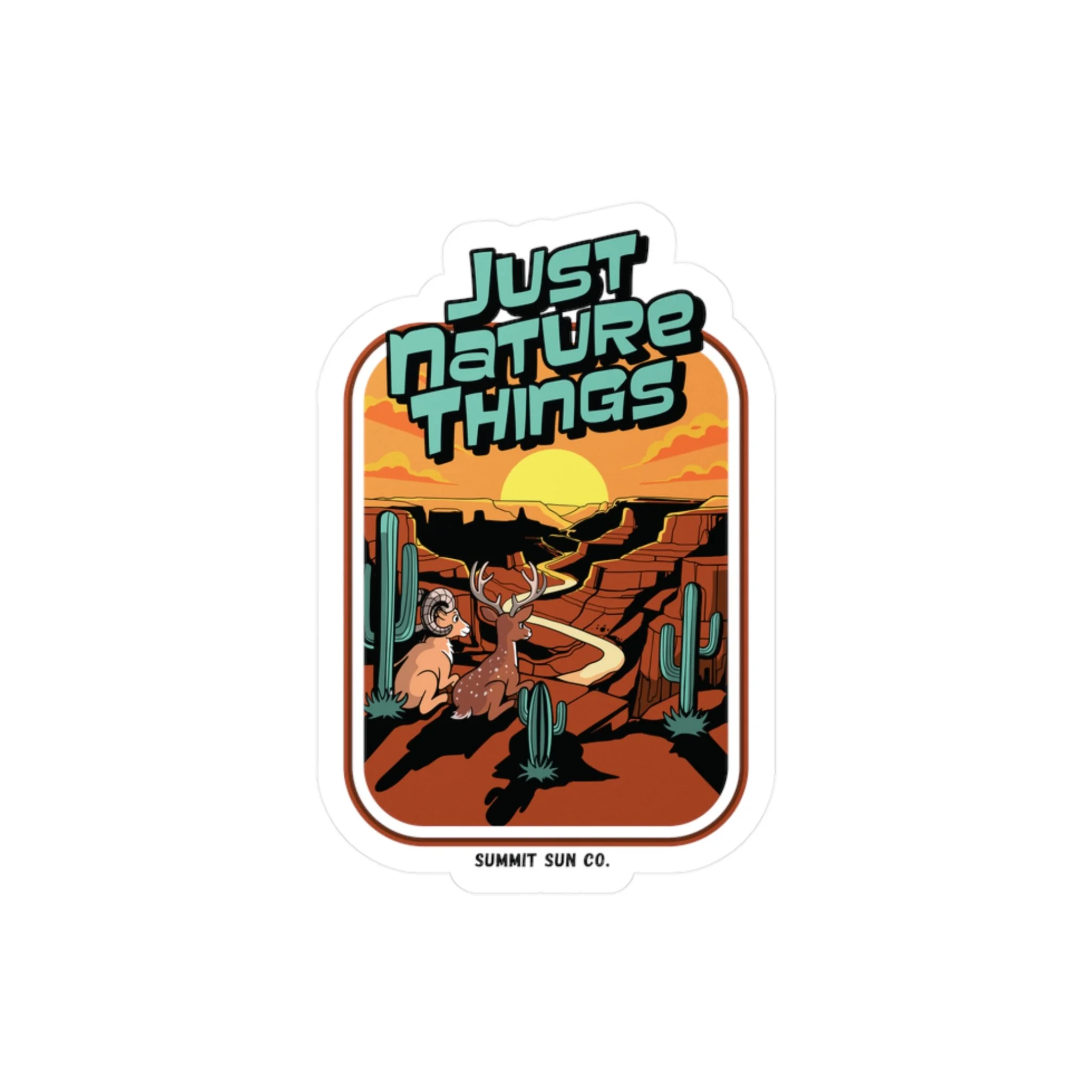 Just nature things sticker