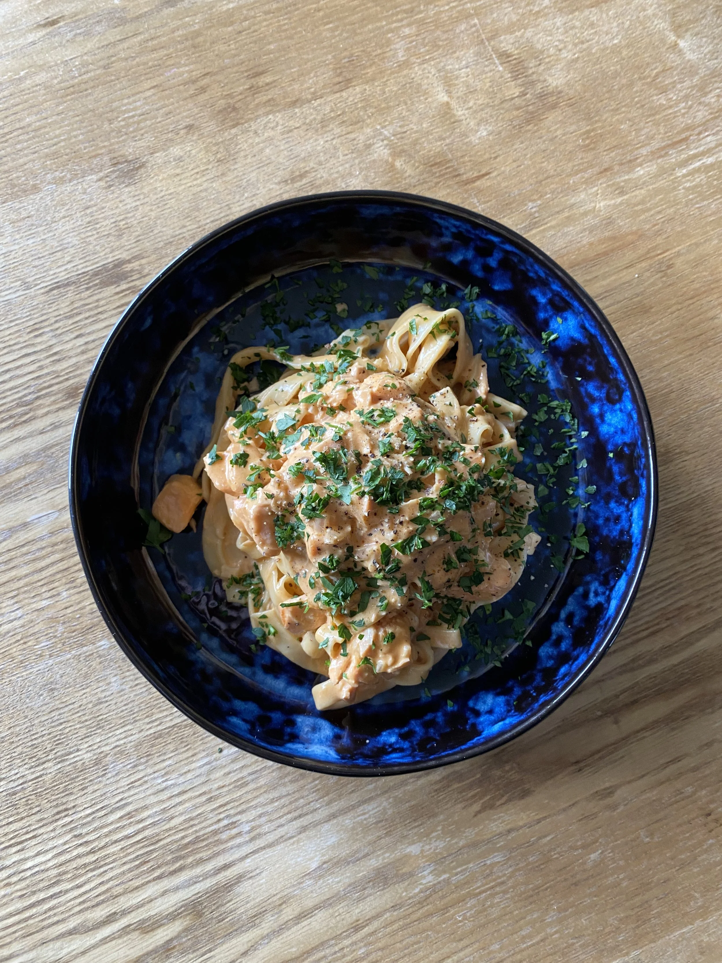 Wodka zalm pasta