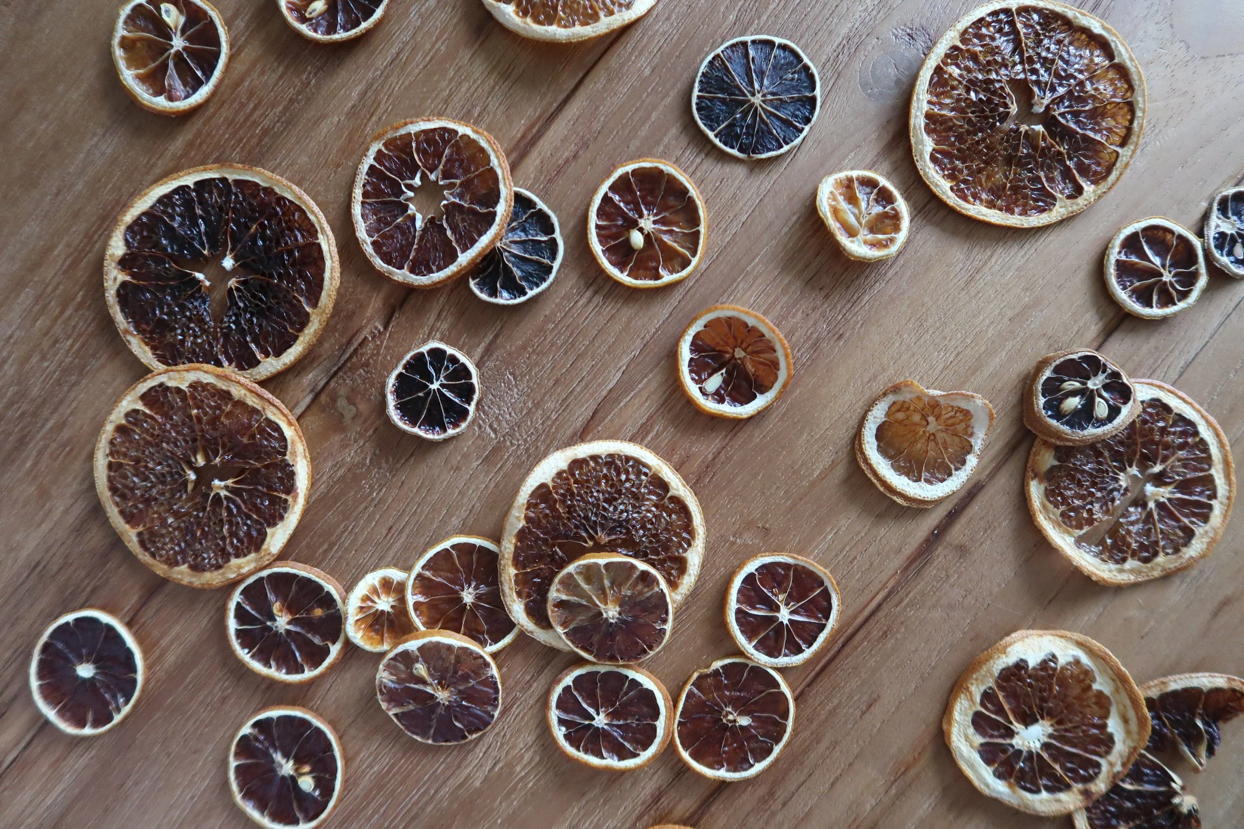 Gedroogde citrusvruchten