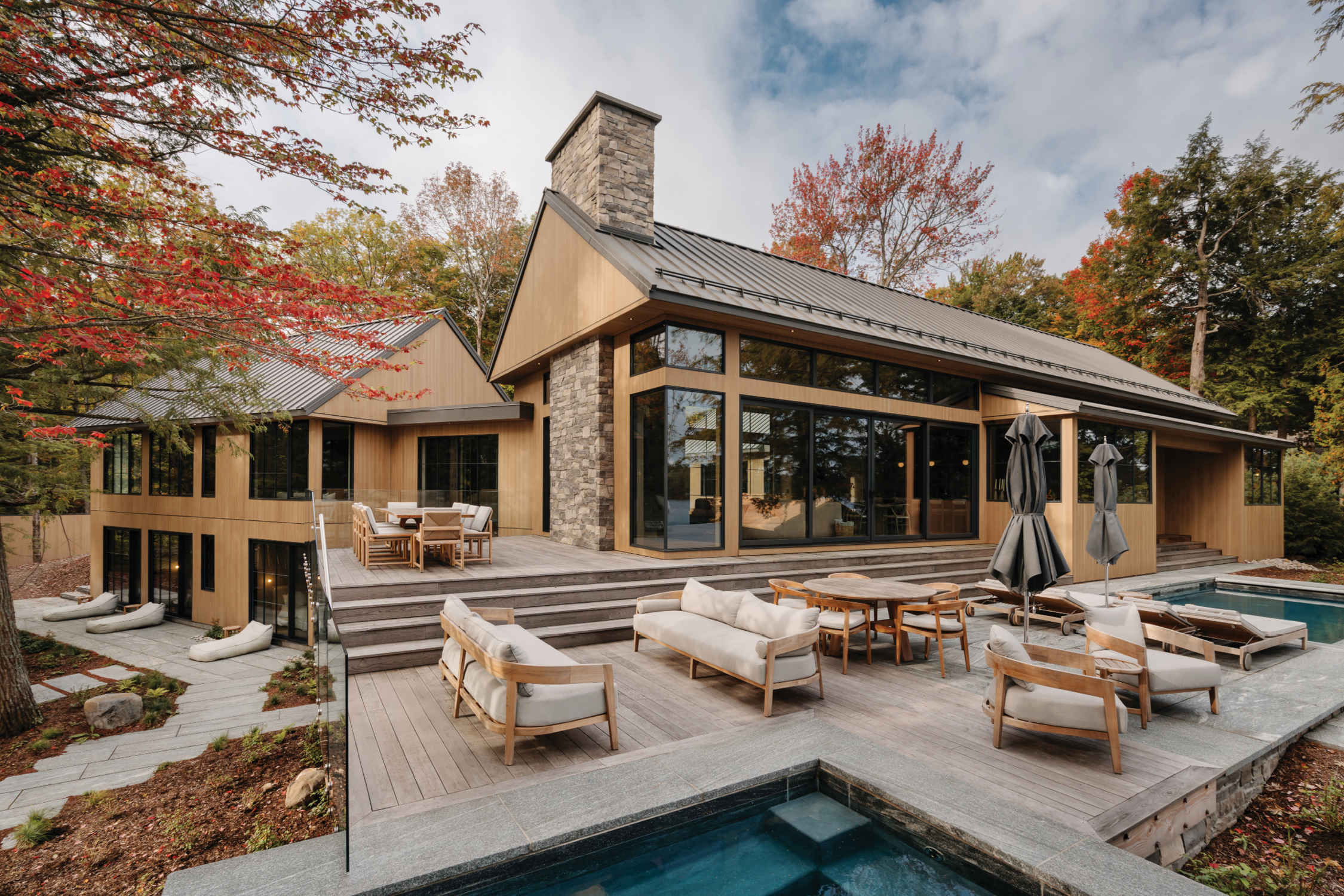 jo/ross design inc. architectural designer muskoka carrying place exterior