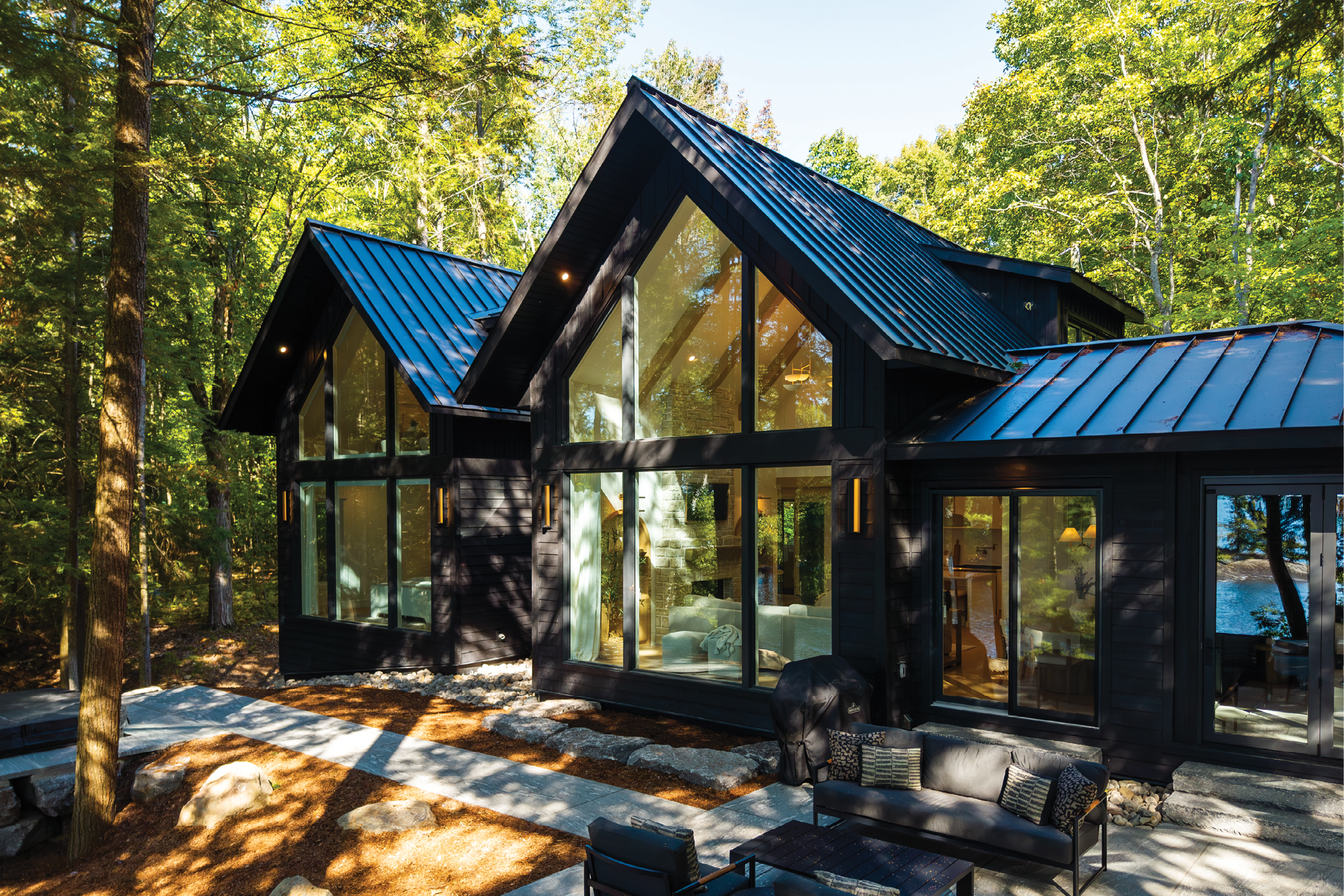 jo/ross design inc. architectural designer muskoka pine point exterior