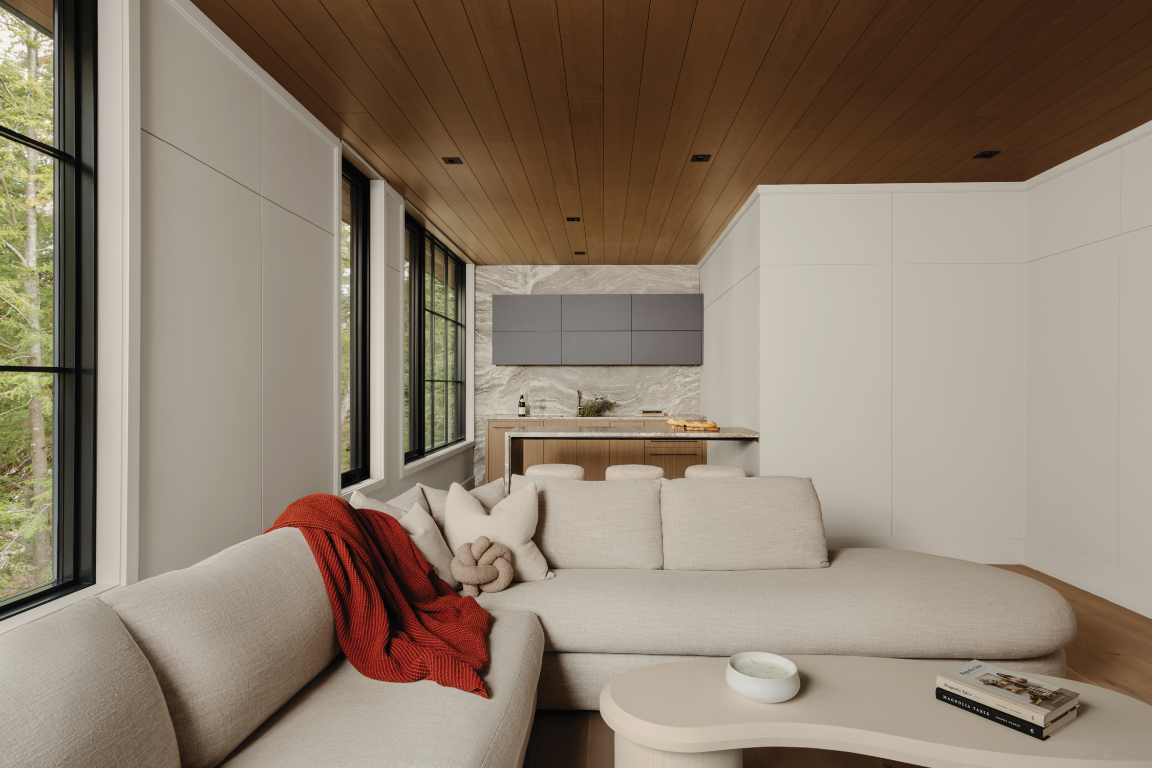jo/ross design inc. architectural designer muskoka carrying place lounge