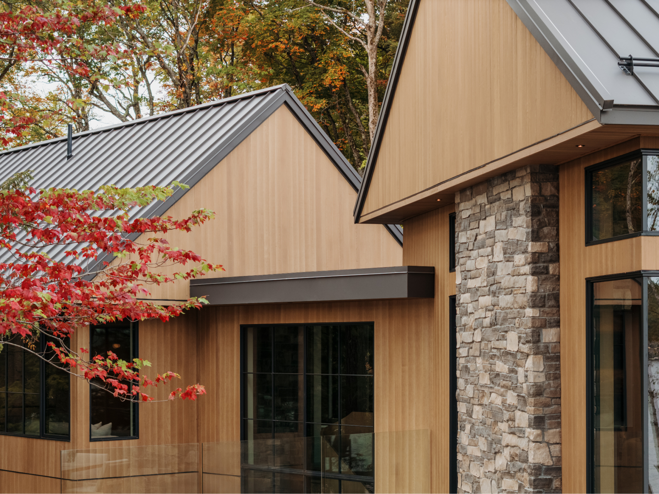 jo/ross design inc. architectural designer muskoka project roofline carrying place